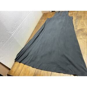 James Perse Relaxed Maxi Dress Gray/Green Rayon Minimalist 3